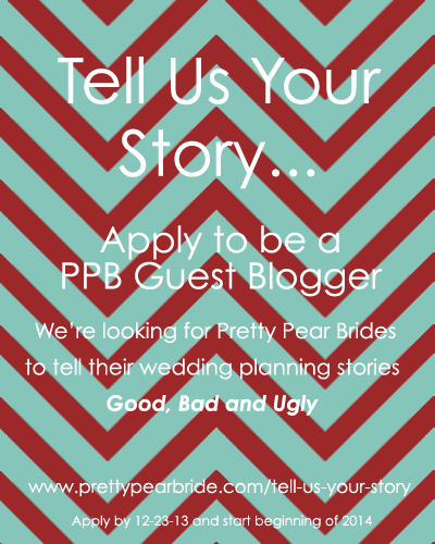 tell us your story, pretty pear bride