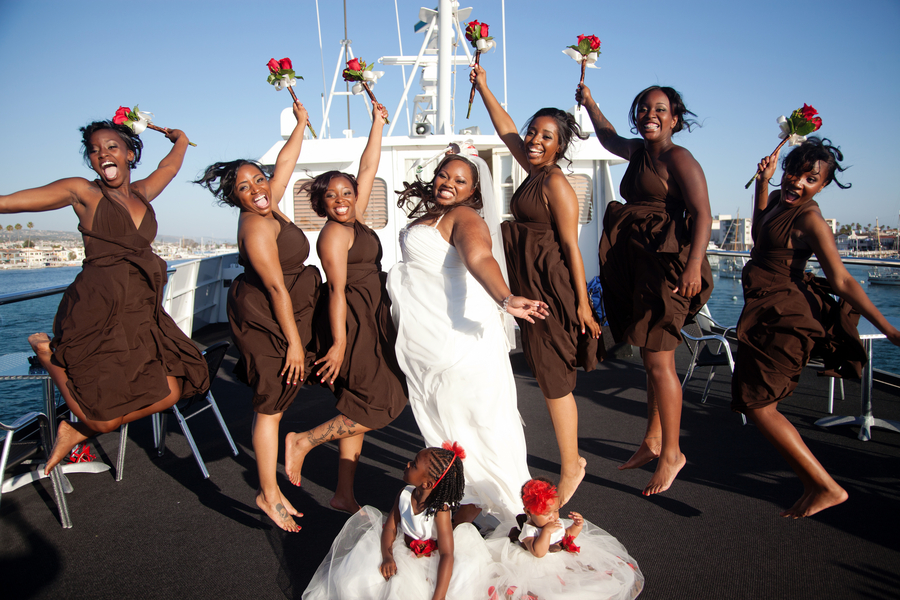 Newport Beach Yacht Wedding that’s a nonstop PAR-TAY
