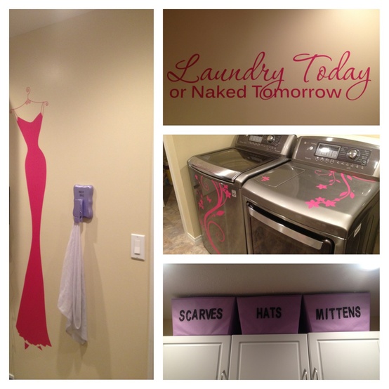 {Home Sunday} Laundry Room fit for a Plus Size Bride