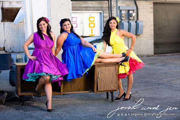 plus size carnival wedding