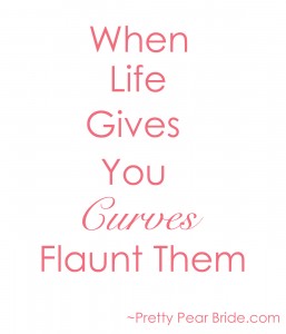 plus size bride, curves
