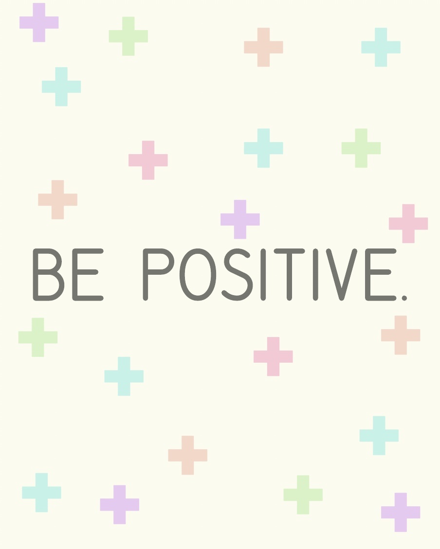 {Earth Day Motivation Monday} Be Positive ~ Free Printable