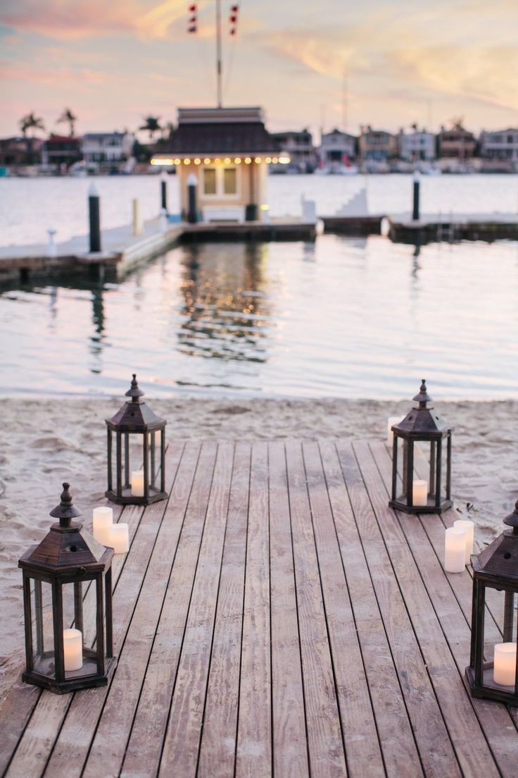 {Things I Love Thursday} Boat Dock Weddings