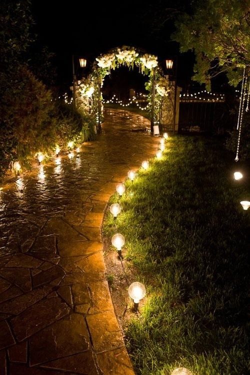{Things I Love Thursday} Nighttime Garden Weddings