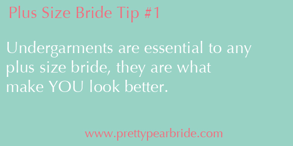 Plus Size Bride Tip #1: Undergarments