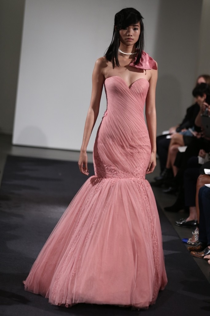 {Color Inspiration} Vera Wang's Burst of Color from Bridal Fashion Week ...