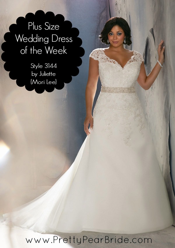{Plus Size Wedding Dress of the Week} Style 3144 by Julietta {Mori Lee}