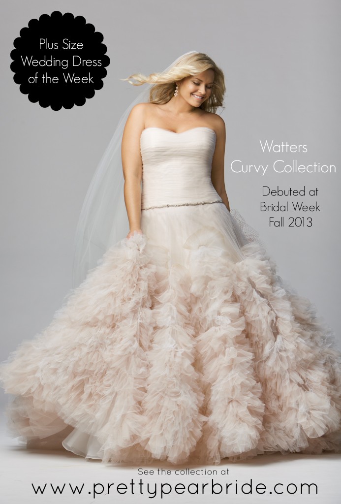 {Plus Size Wedding Gown of the Week} Watter’s New Curvy Collection ~ Style 12603 Allegra