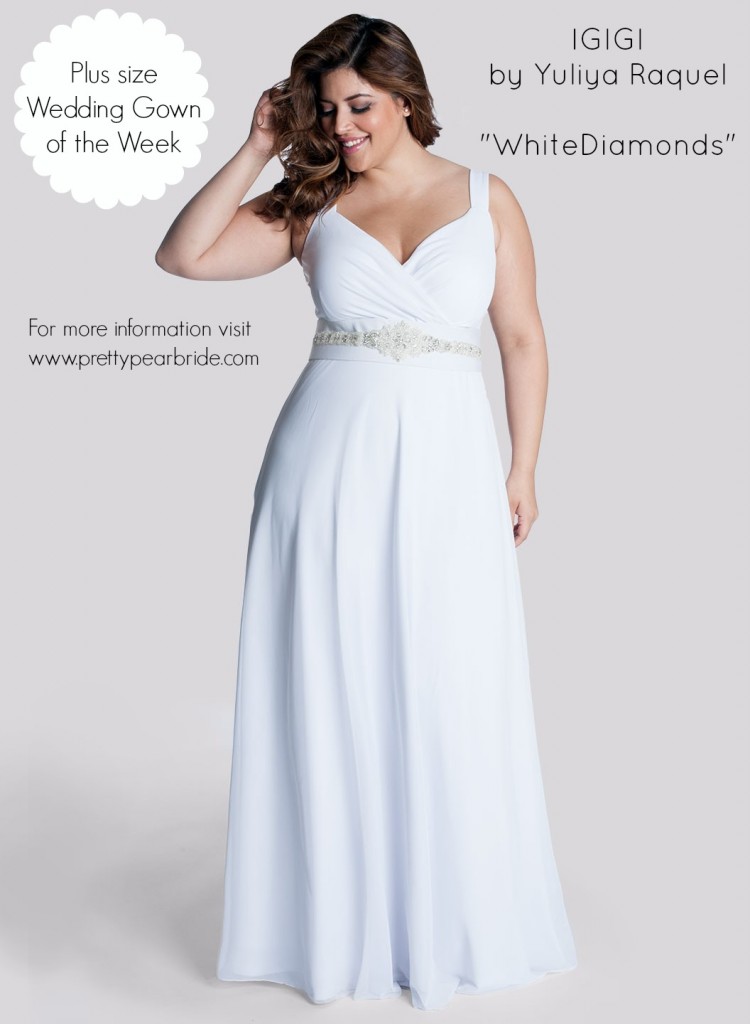 Plus Size Wedding Dress of the Week IGIGI White Diamonds The