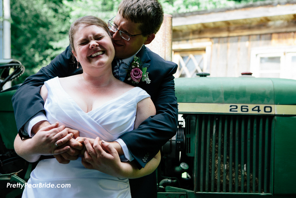 {Real Curvy Wedding} Intimate Vermont Farm Wedding by Hopskoch Photography