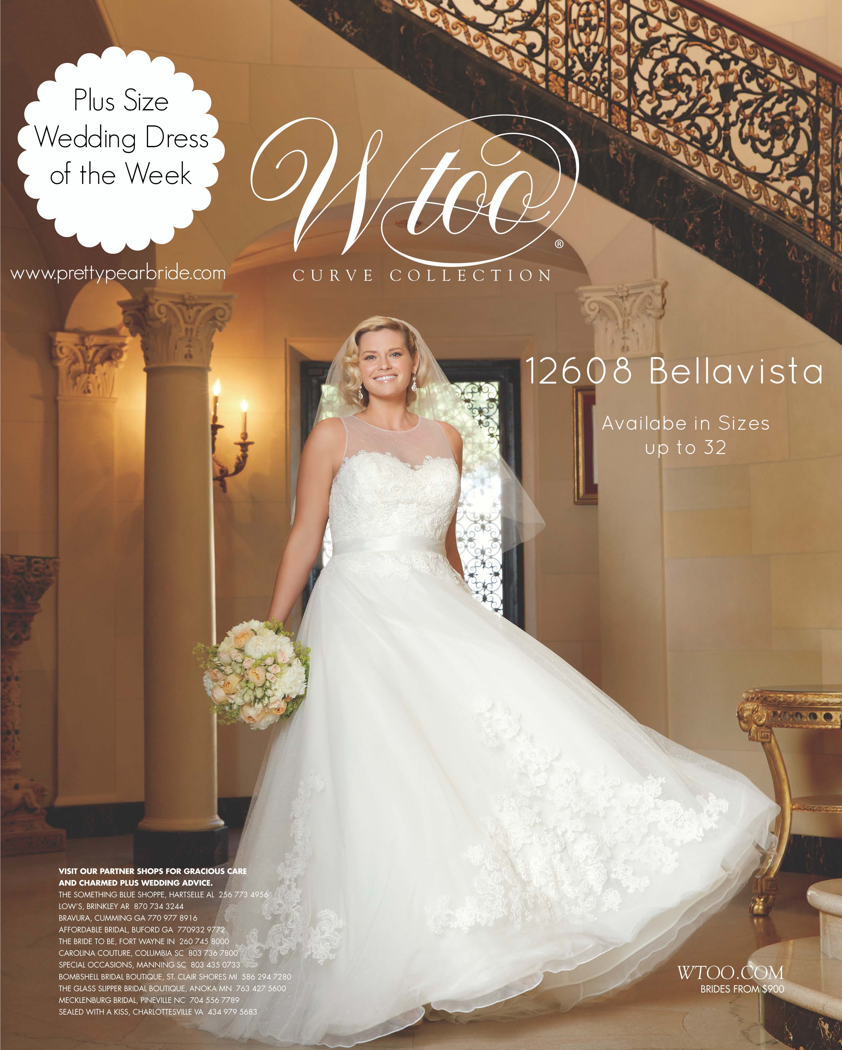 {Plus Size Wedding Dress of the Week} Wtoo Curvy Collection ~ Bellavista