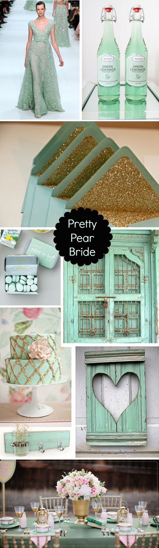 {Color Inspiration} Mint and Gold