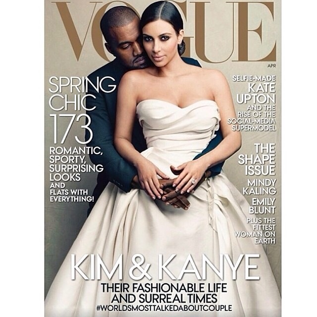 {Fashion Friday} Kimye Make the Cover of Vogue