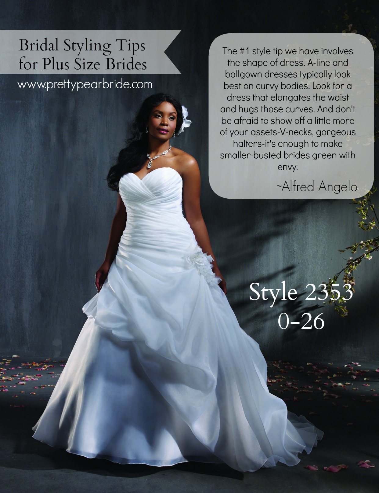 {Fashion Friday} Styling Tips for Plus Size Brides
