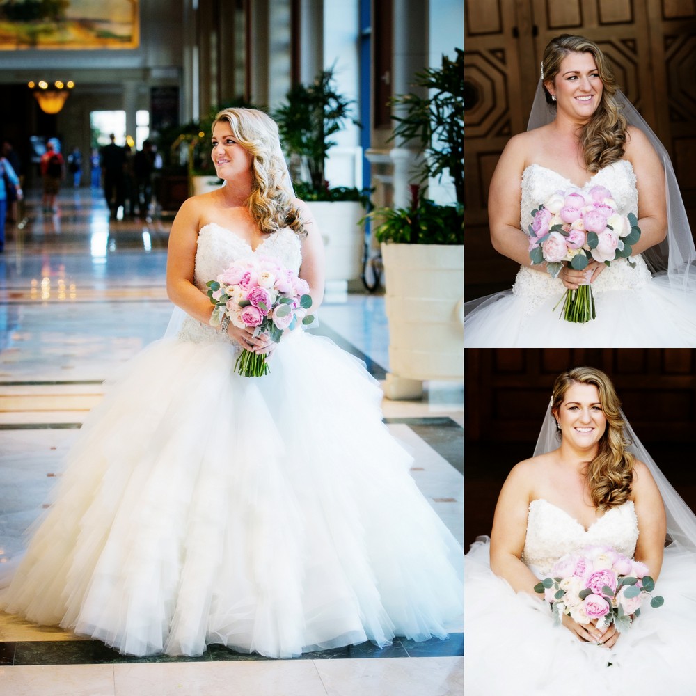 {Real Plus Size Wedding} Blush and Ivory San Diego Wedding