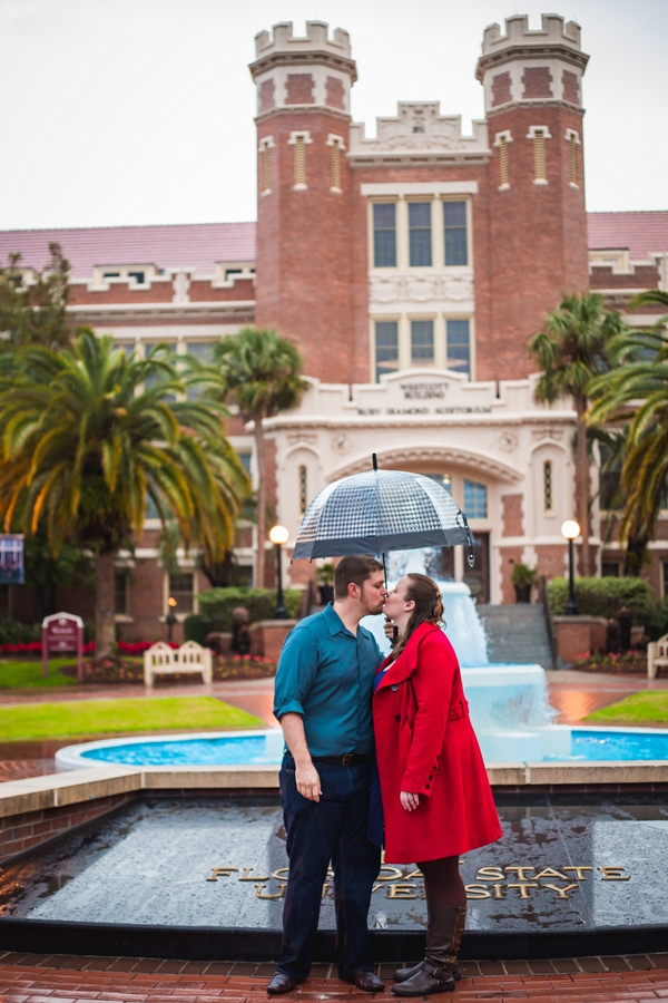 {Real Curvy Engagement} Singing in the Rain at Florida State University
