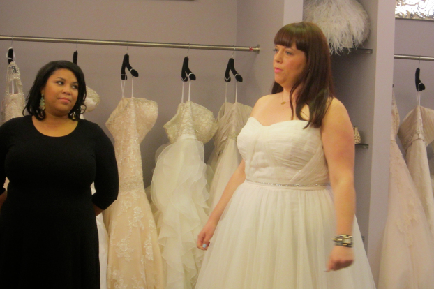 plus size bride, curvy brides, curvaceous couture bridal salon