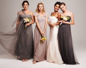 plus size brides, plus size bridesmaids