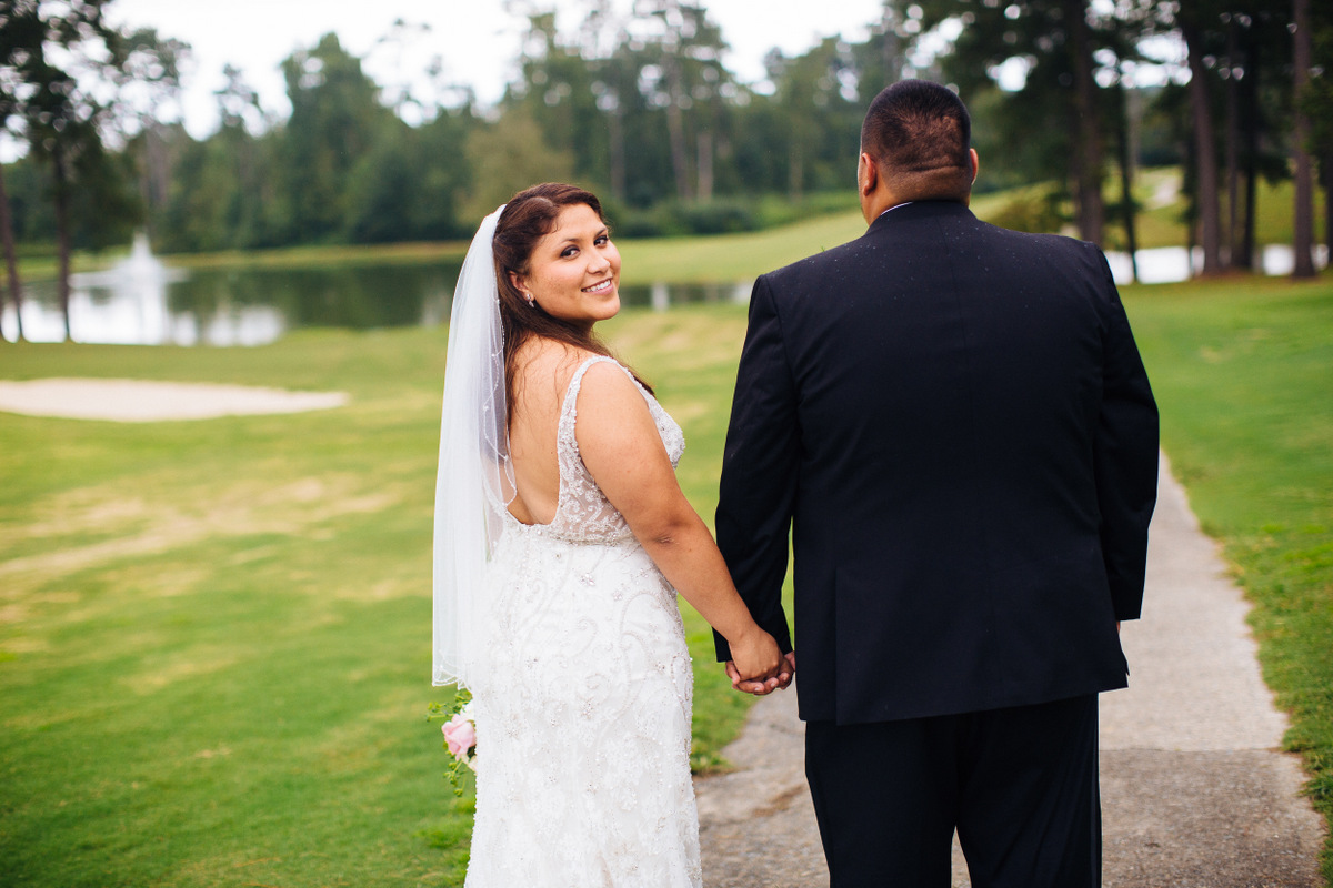 {Real Plus Size Wedding} Pink and Navy Blue Wedding in NC | The Burks Photography