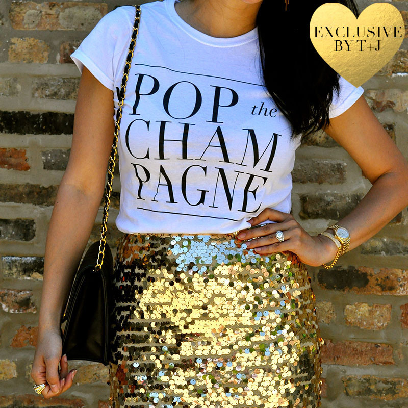{Fashion Friday} “Pop the Champagne” Tee