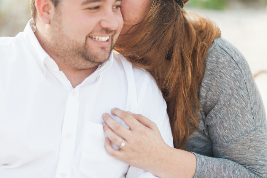 {Curvy Engagement} Beach Love | Michelle Mock Photography