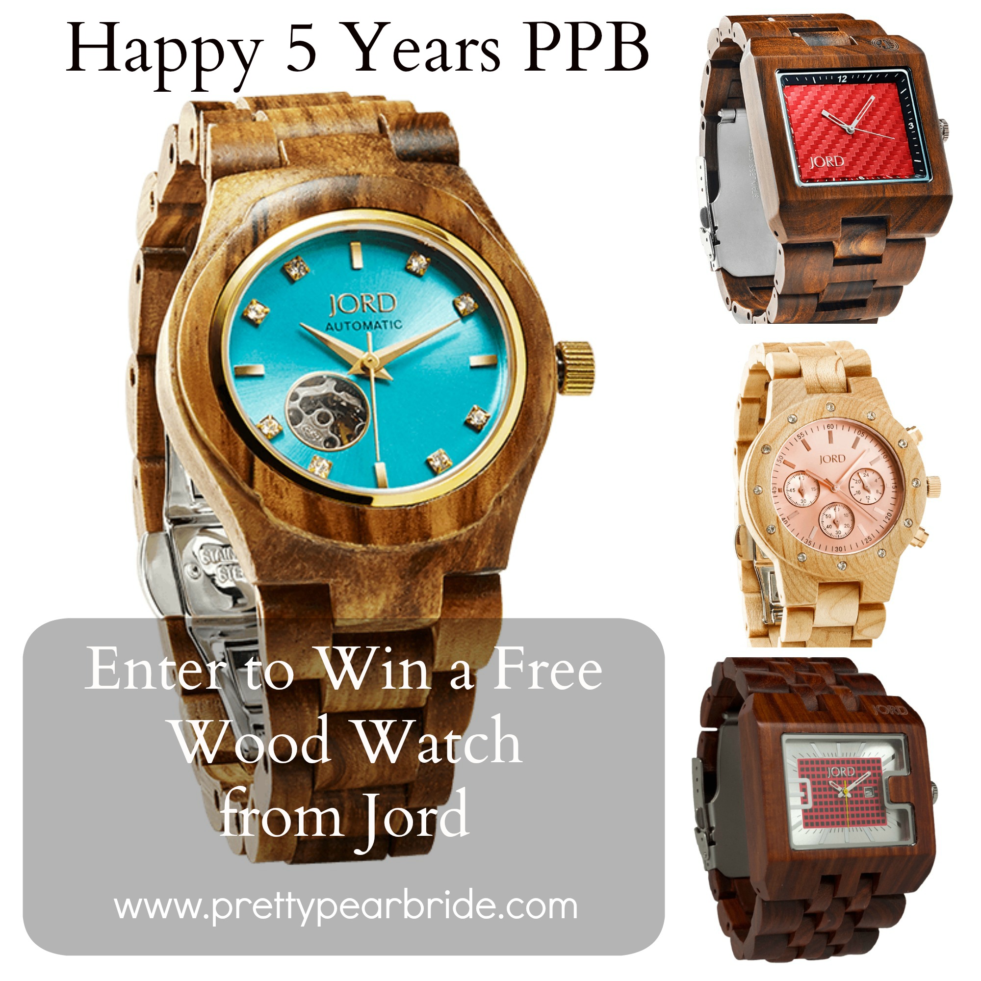 {Contest} Win a Wooden Watch from Jord Watches