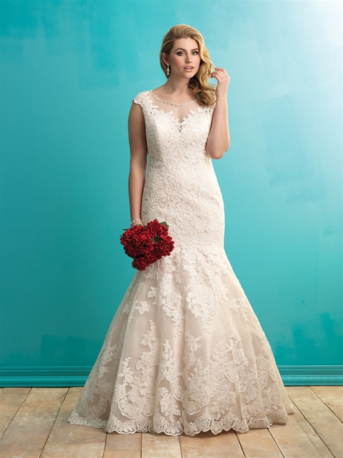 {Plus Size Dress of the Day} STYLE: W364 | Allure Bridal
