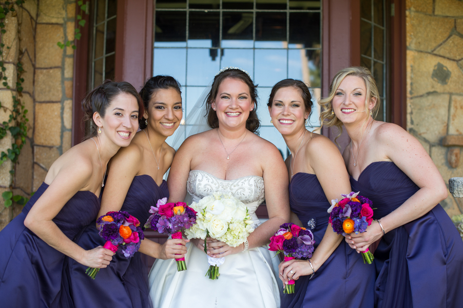 {Real Plus Size Wedding} Purple and Pink Summer Wedding in Florida ...