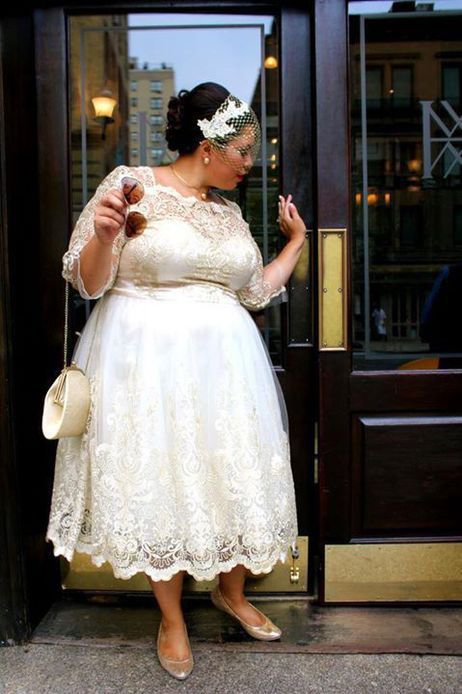 plus size wedding gown