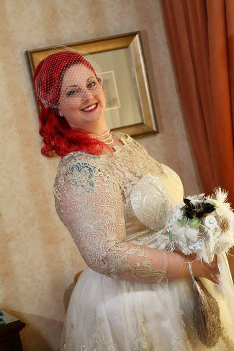 plus size bridal gown