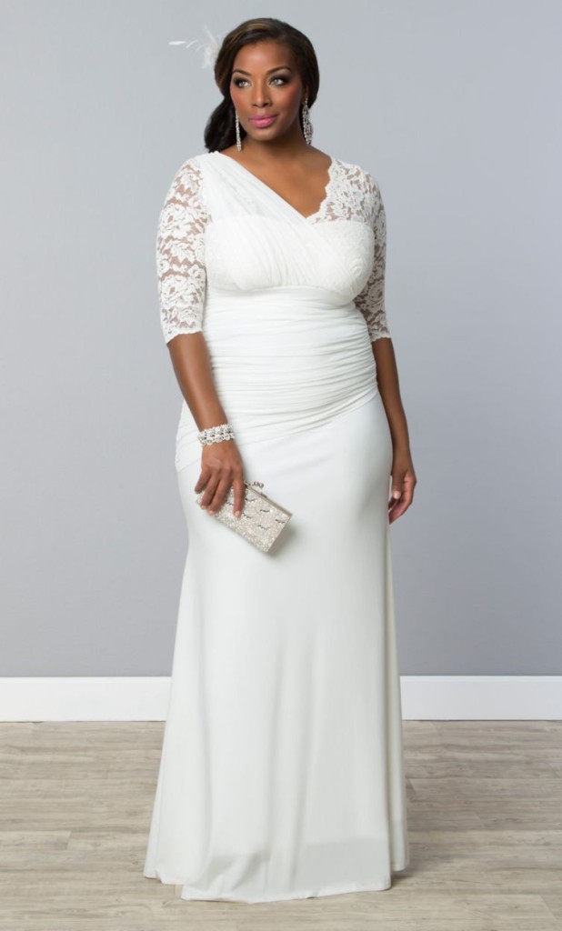 {Friday Find} Elegant Aisle Wedding Gown | Kiyonna