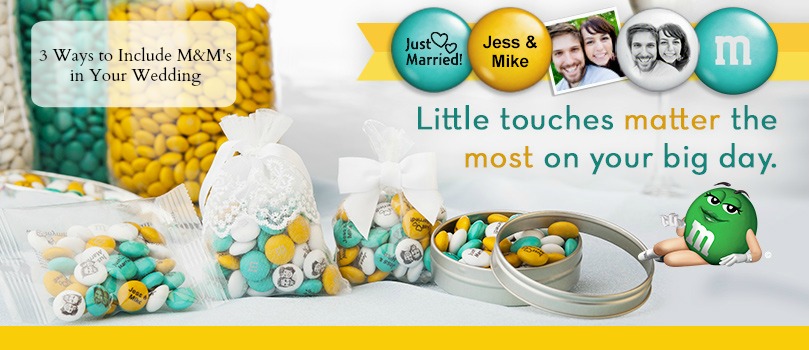 diy m&m wedding favors