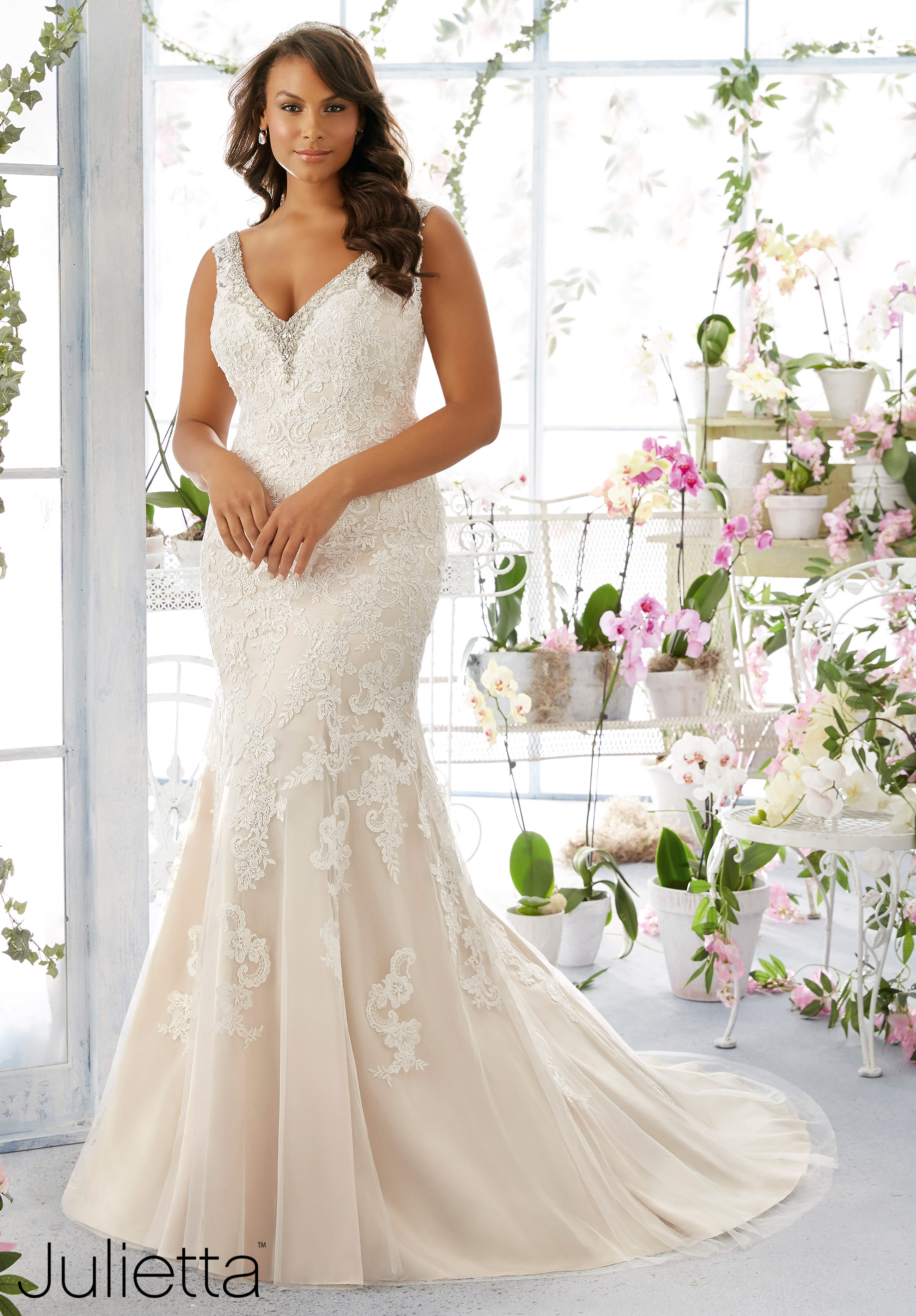 plus size bridal gowns