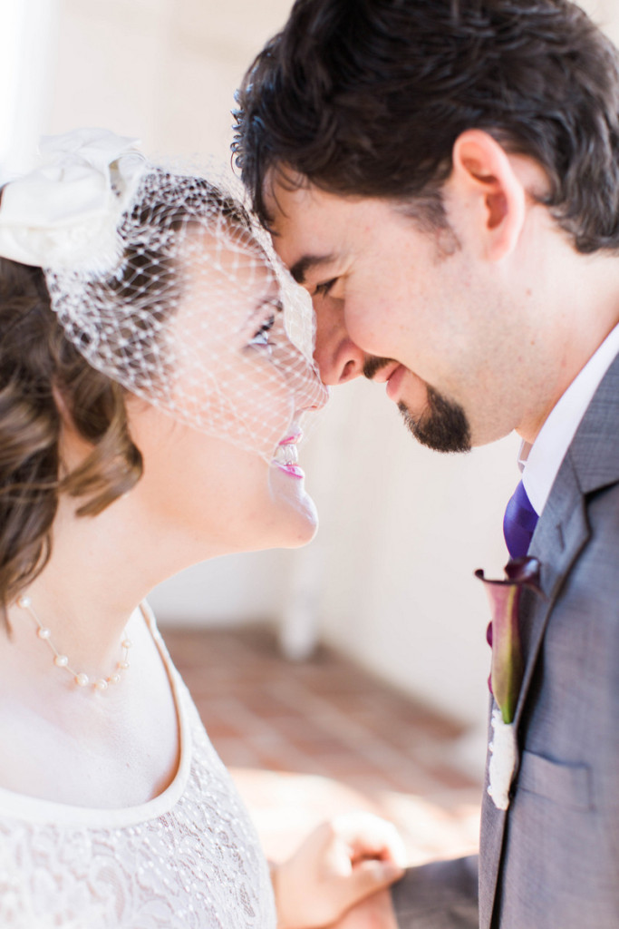 plus size bride in a modern vintage courthouse wedding 