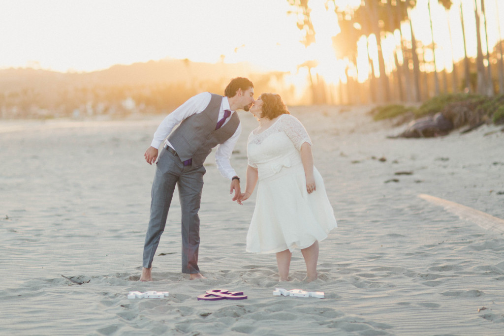 plus size bride in a modern vintage courthouse wedding 