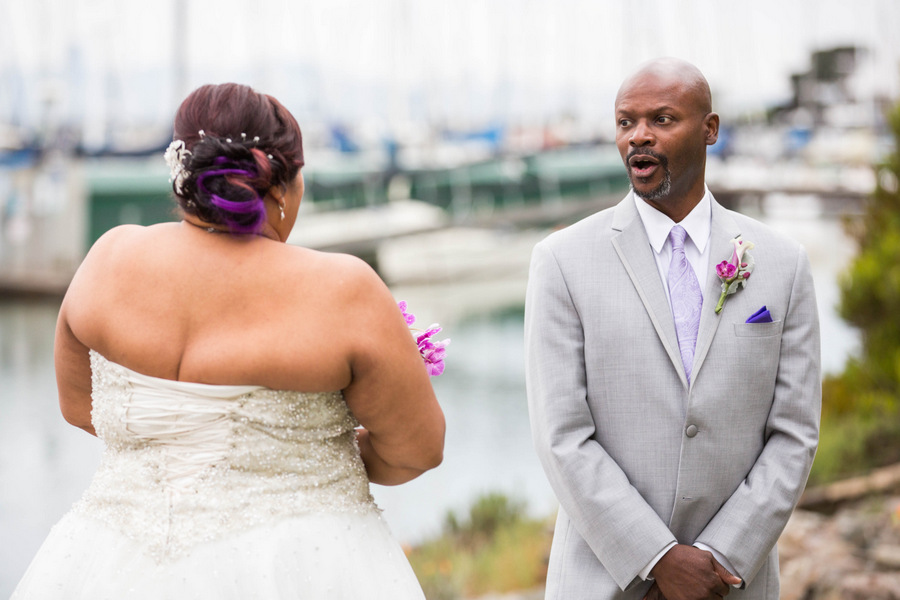 Purple rooftop wedding in california 