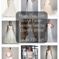 HUGE SAMPLE SALE on Plus Size Wedding Gowns up to 71% off | David’s Bridal