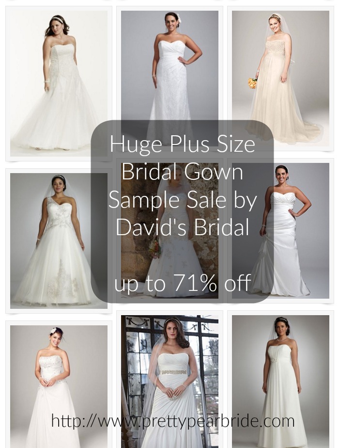 HUGE SAMPLE SALE on Plus Size Wedding Gowns up to 71% off | David's Bridal