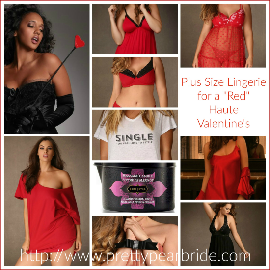 {Sexy Saturday} Plus Size Lingerie for a “Red” Haute Romance