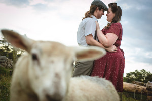 {Real Curvy Engagement} Vintage Irish Couple in Ireland | Creatrix Photography