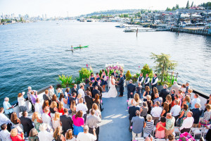 {Real Wedding} Navy and Pink Nautical Seaside Seattle Wedding | Ana Bella Photography
