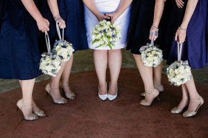 {Real Wedding} Multicultural Fall Navy Blue Vintage Wedding at Cultural Botanical Garden | Petronella Photography