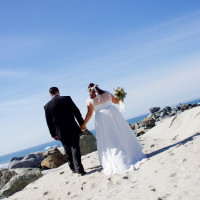 {Real Wedding} DIY Intimate California Beach Wedding | The Nerdy Pony Studio