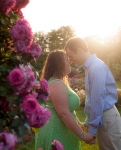 {Engagement} Rose Garden Love in Massachusetts | BellaFoto Studios | Pretty Pear Bride