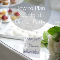HOME SUNDAY | How to Plan Your First Dinner Party