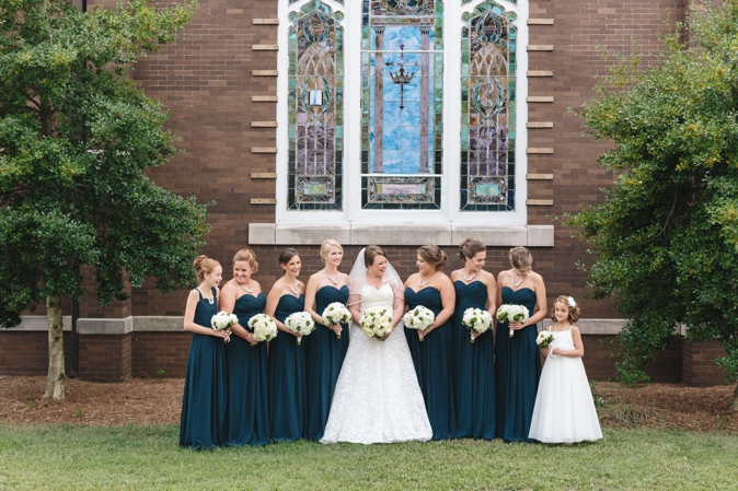 {Real Wedding} Classic Spring Navy and Ivory South Carolina Wedding | Red Apple Tree Photography