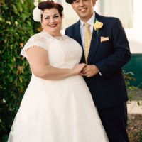 Plus Size Real Wedding | Vintage 50's Wedding in California | Rachel Lombardi Photography | Pretty Pear Bride