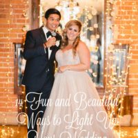 14 Fun and Beautiful Ways to Light Up Your Wedding | Pretty Pear Bride