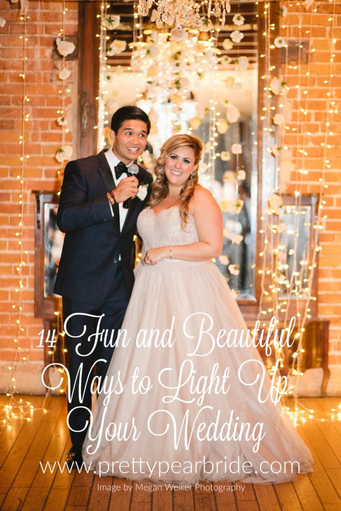 14 Fun and Beautiful Ways to Light Up Your Wedding | Pretty Pear Bride