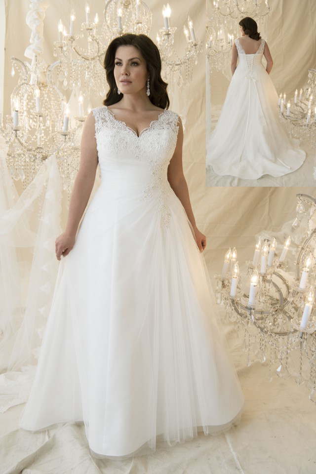 plus size wedding dress, plus size, callista bridal